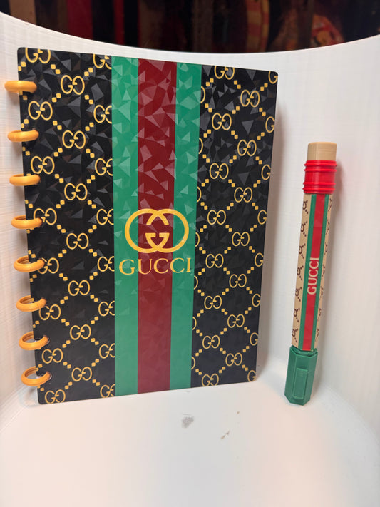Green & Red Luxury Desk & Accessory Bundle