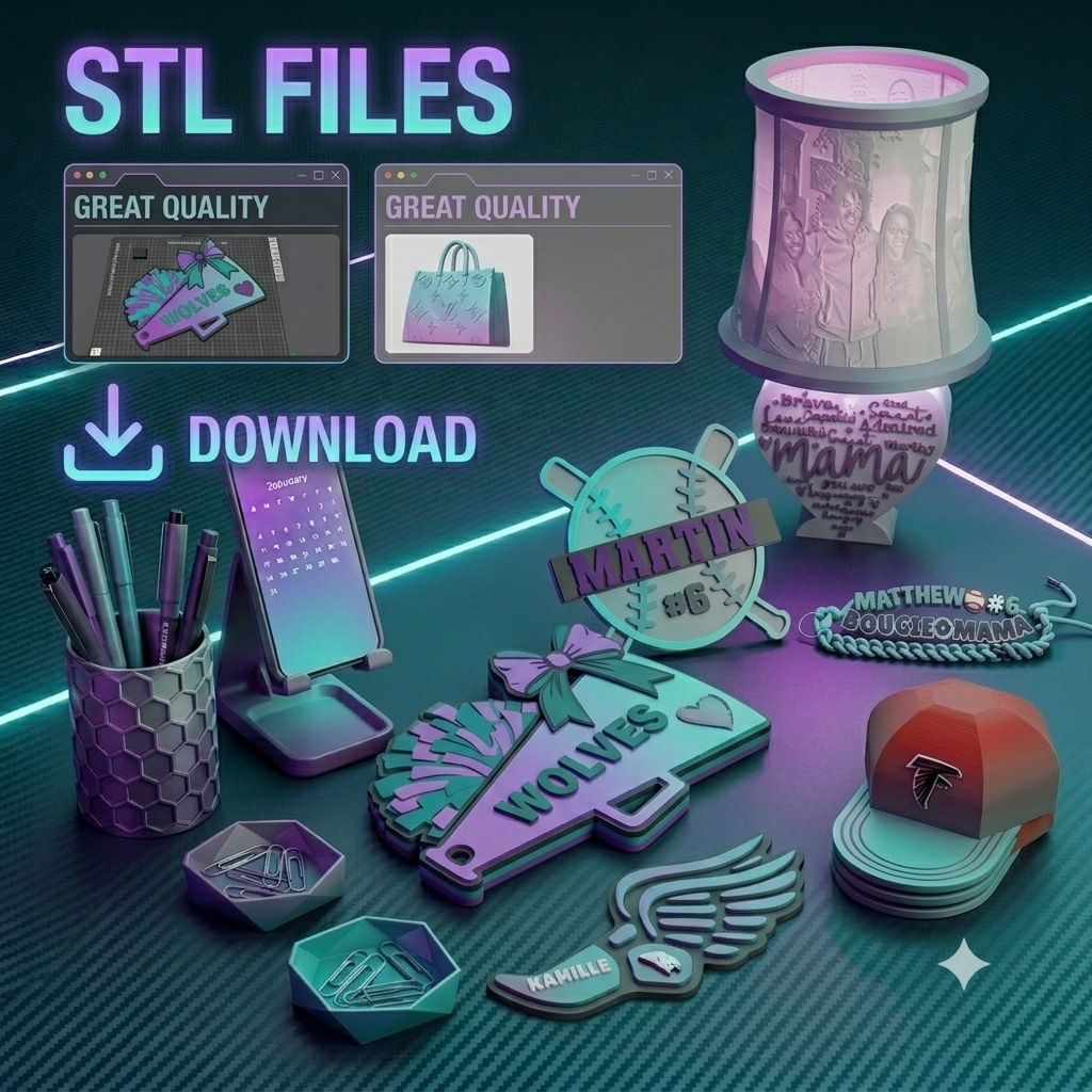 3D PRINTING STL FILES | DIGITAL DOWNLOADS