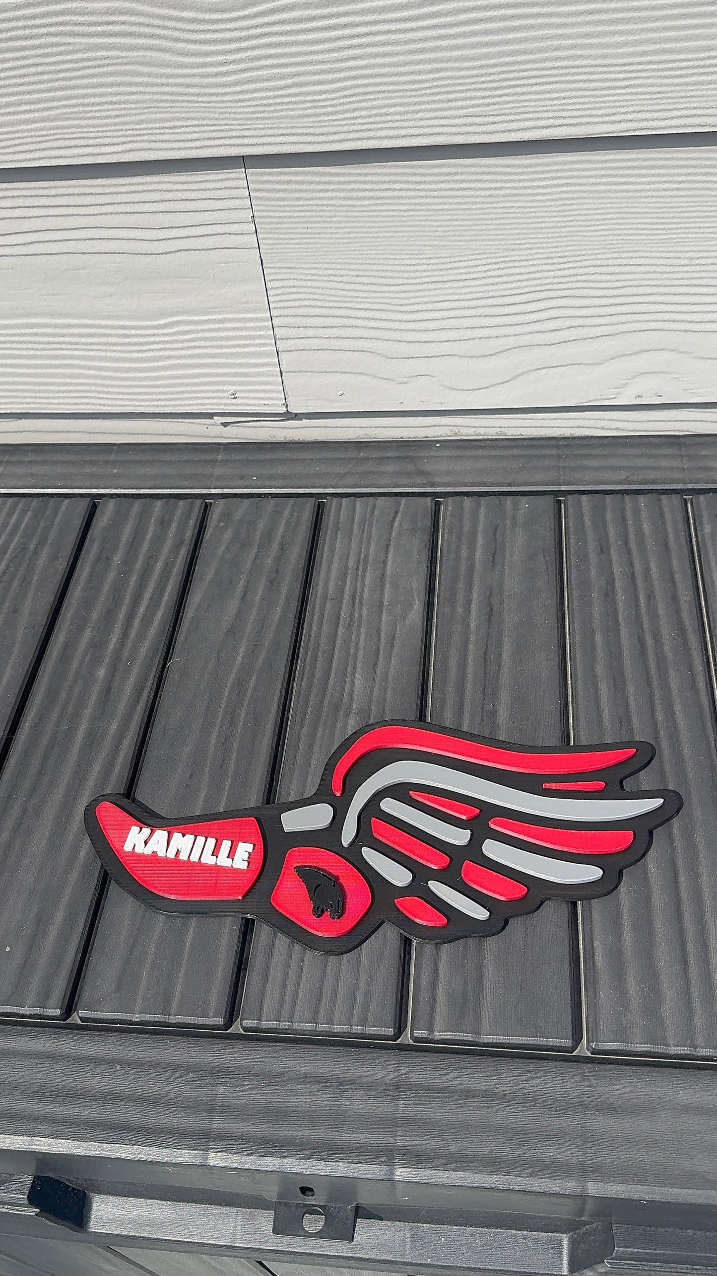 Custom 3D-Printed Sports Name Sign