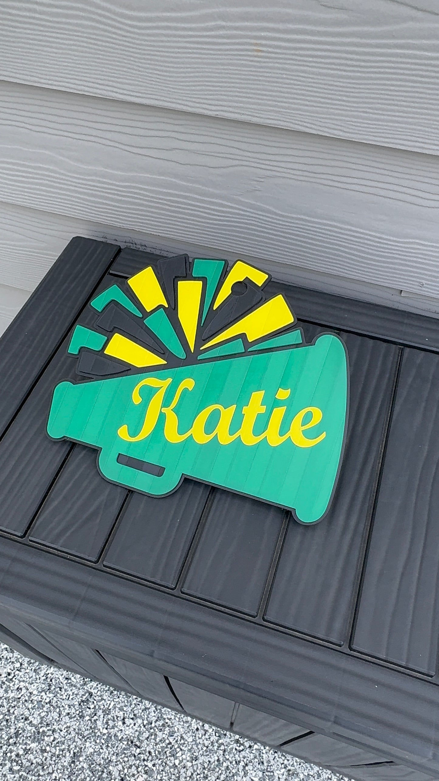 Custom 3D-Printed Sports Name Sign
