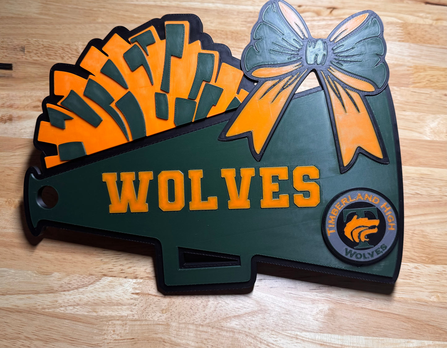 Custom 3D-Printed Sports Name Sign