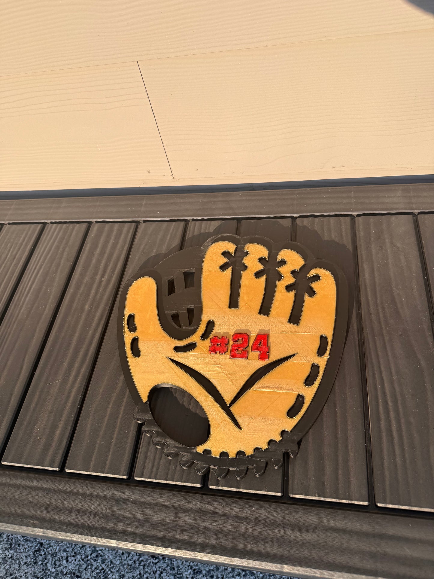 Custom 3D-Printed Sports Name Sign