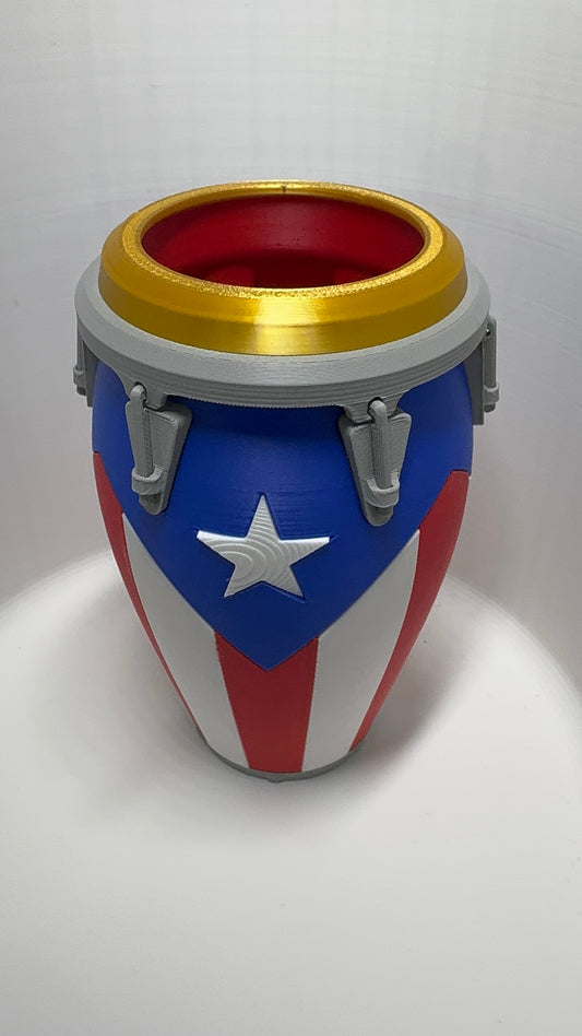 Puerto Rican Pride Conga Drum Can Holder – Pa' Que Tú Lo Sepas
