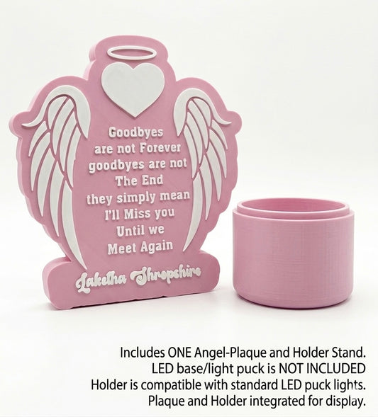 "Memorial Angel Wings” Base (Base Only)