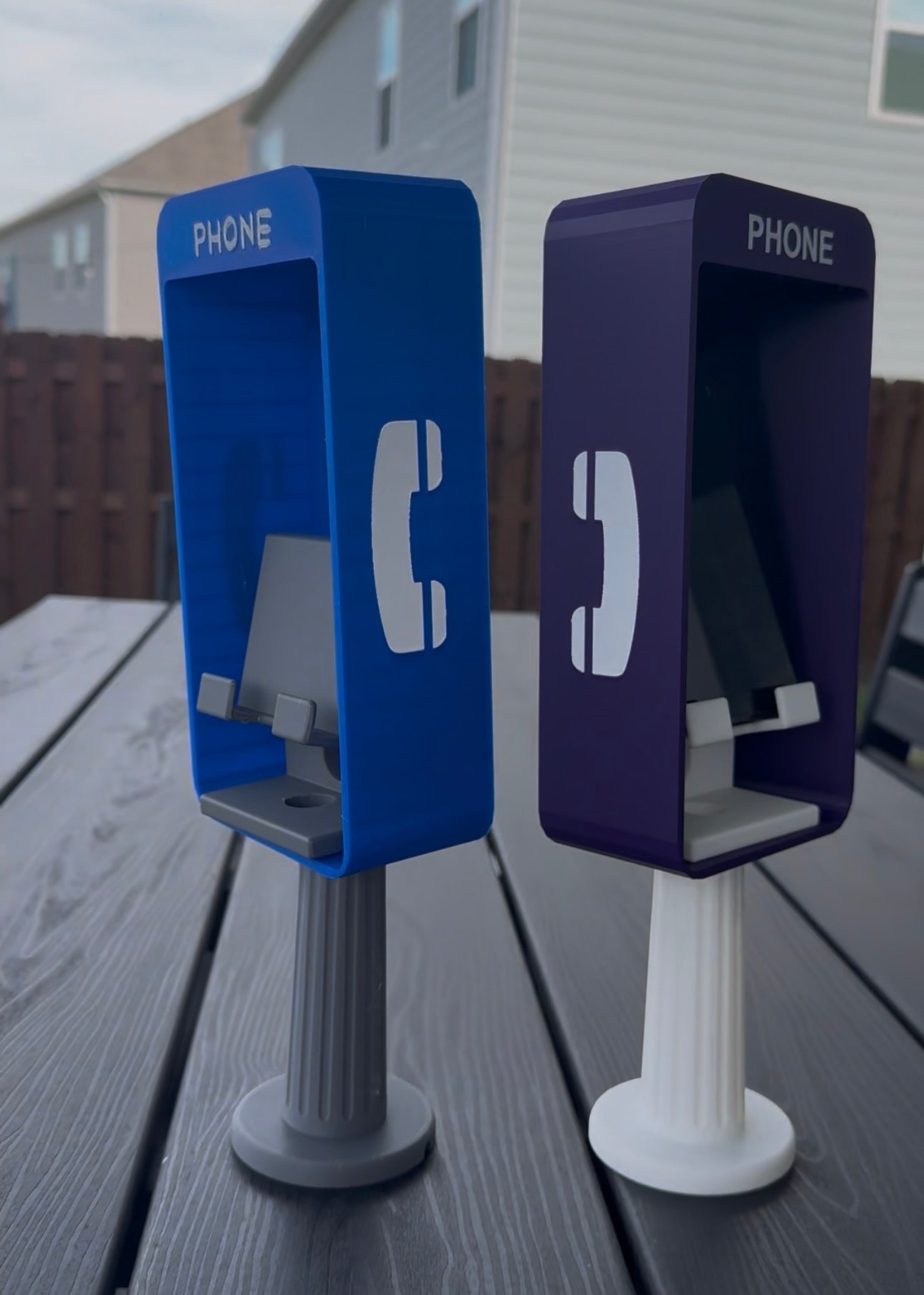 Retro Payphone Desk Stand & Cable Organizer