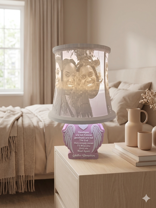 Memorial Lamp and Shade Set