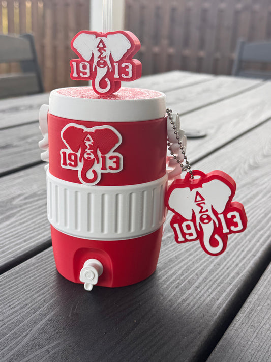Crimson & Cream 3D Printed Can Holder