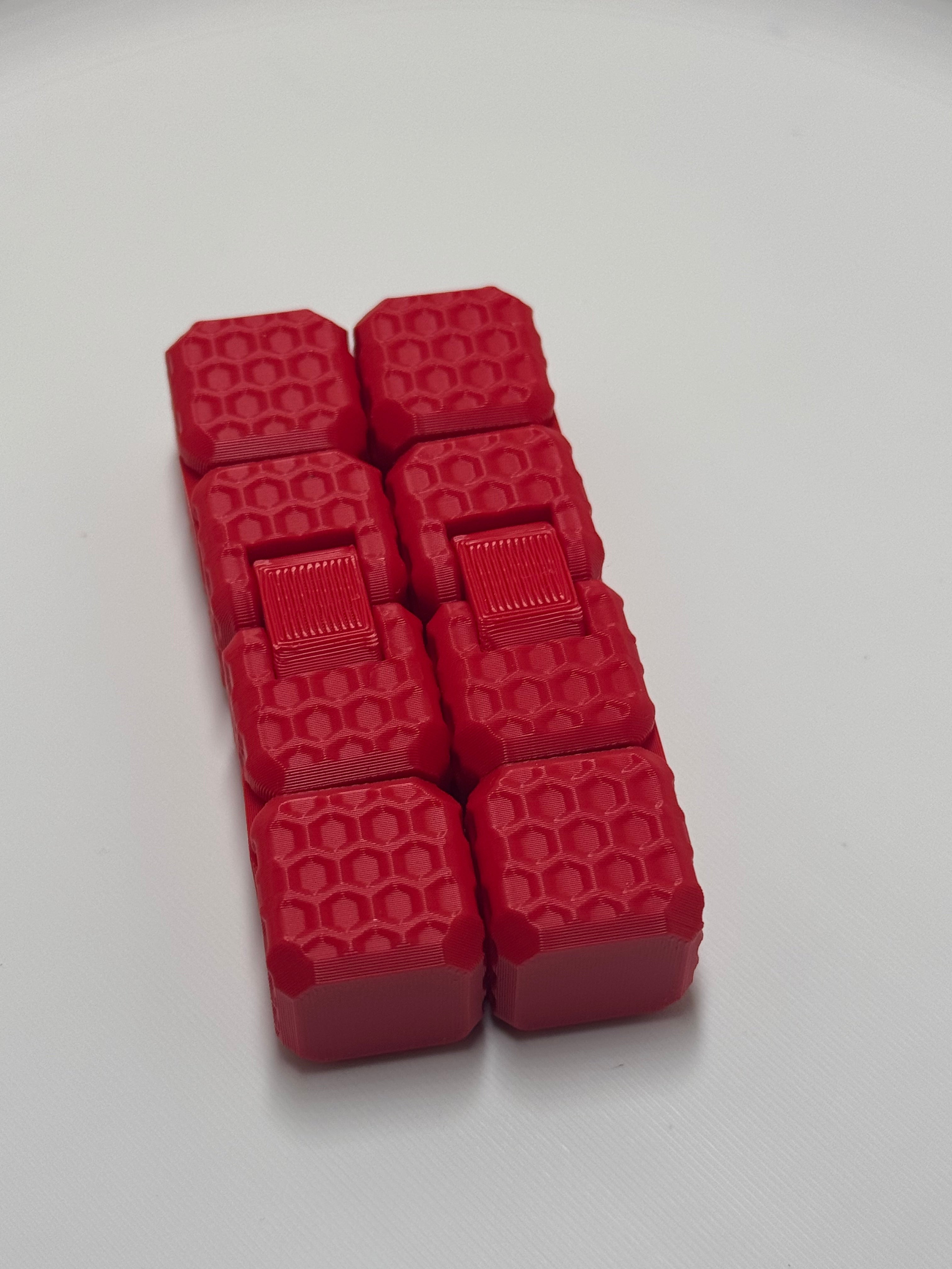 Fidget Cube Toy (Multi-Segment, Flexible)