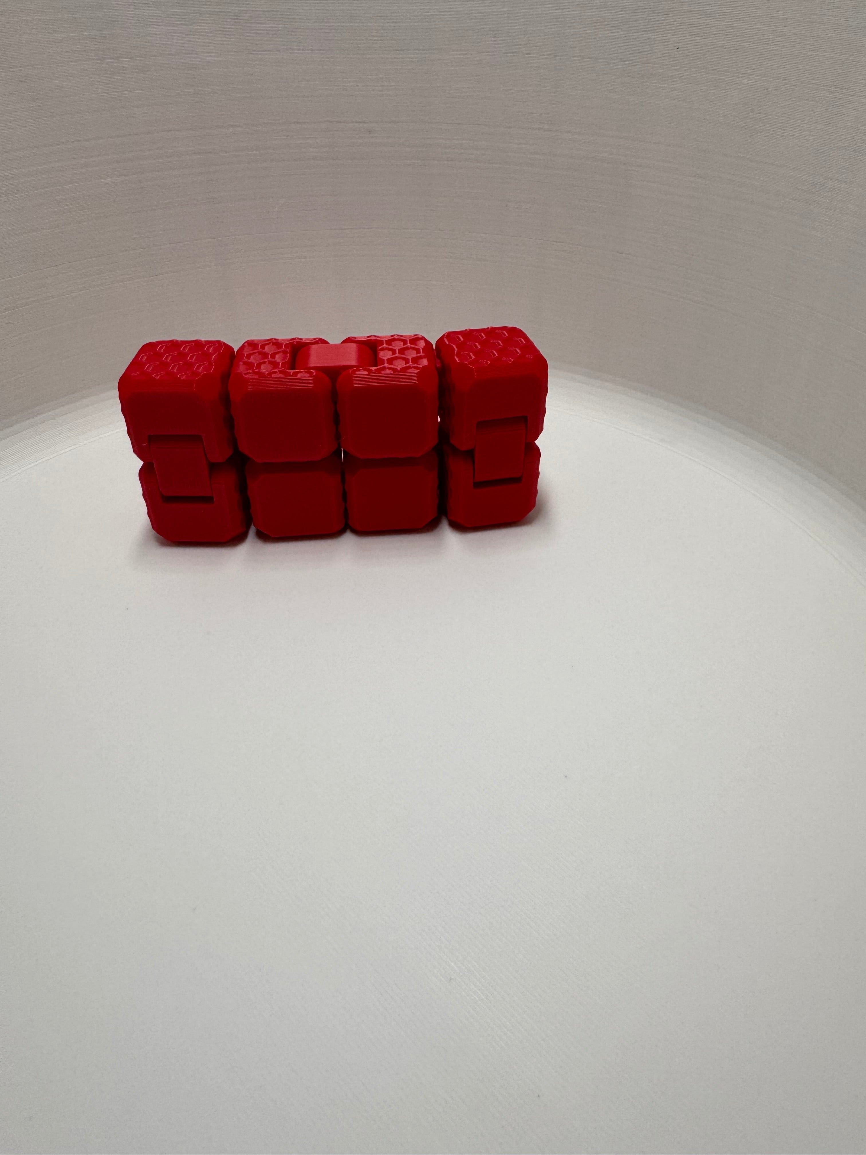 Fidget Cube Toy (Multi-Segment, Flexible)