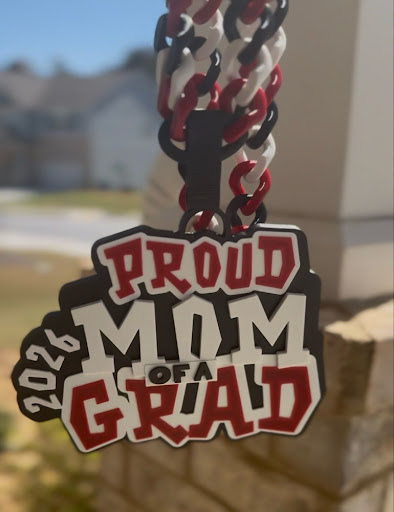 Custom Proud Mom of a Grad Hype Chain | 3D Printed