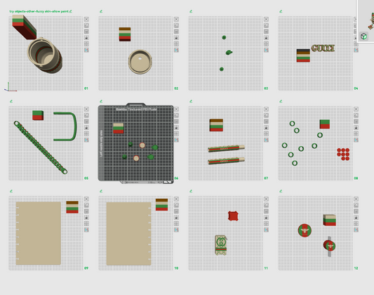 Green & Red Luxury Inspired Bundle (Digital Download)